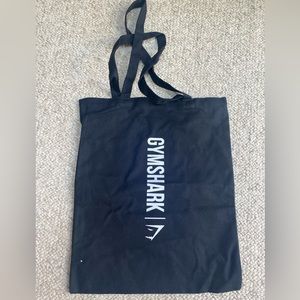 Canvas tote shopper bag - black